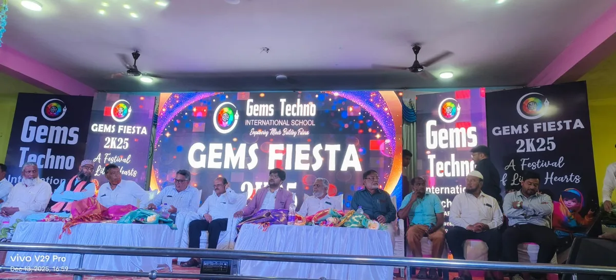 Gems Fiesta 2025 event on stage